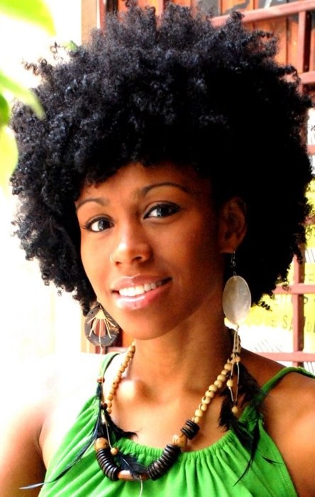 Fun Black Curly Hairstyle