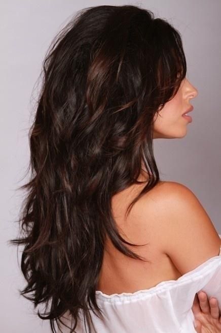 Glamorous Layered Hairstyle for Long Hair