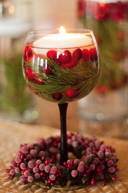 Glass Candle Holder