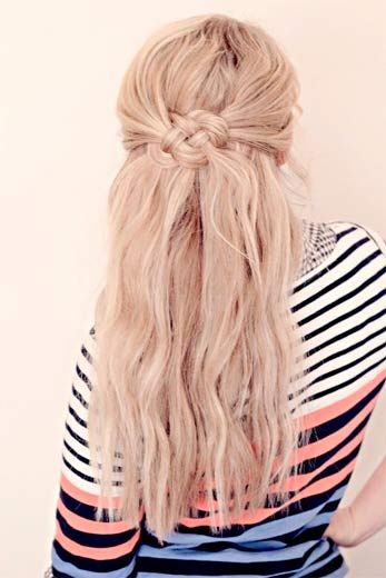 Half Up Bohemian Hairstyle