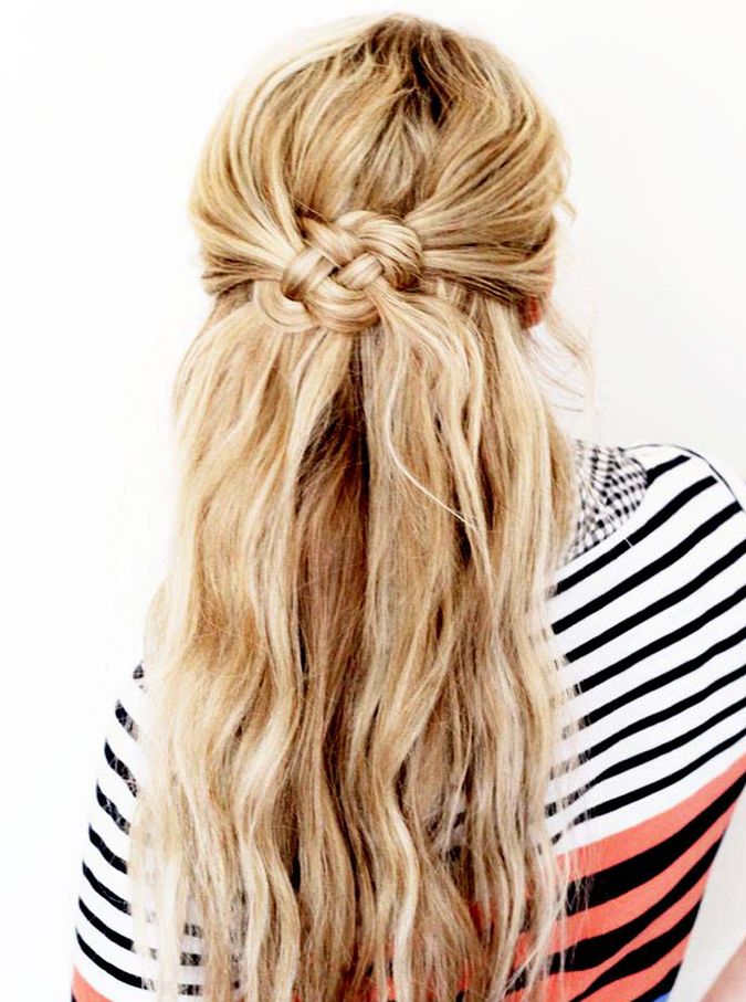 Half Up Braided Hairstyle