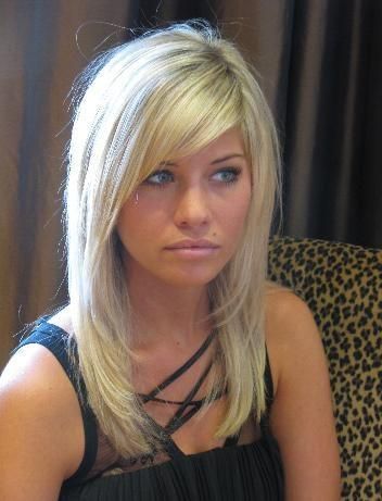Long Hairstyle With Bangs for Blond Hair
