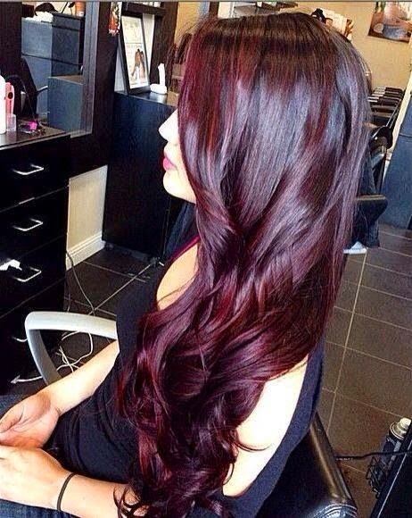 Long Wavy Purple Hairstyle