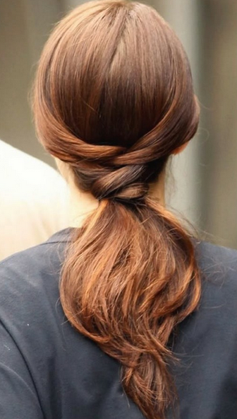 Loose Braided Ponytail