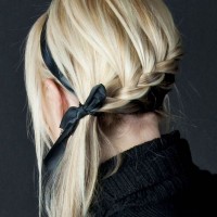 Lovely Braided Ponytail Hairstyle