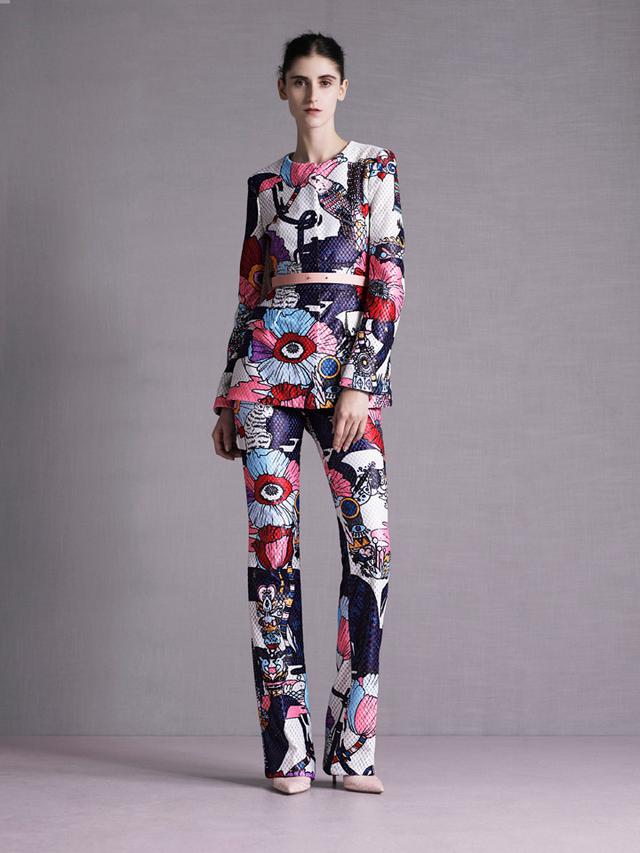 Mary Katrantzou Floral Pantsuit