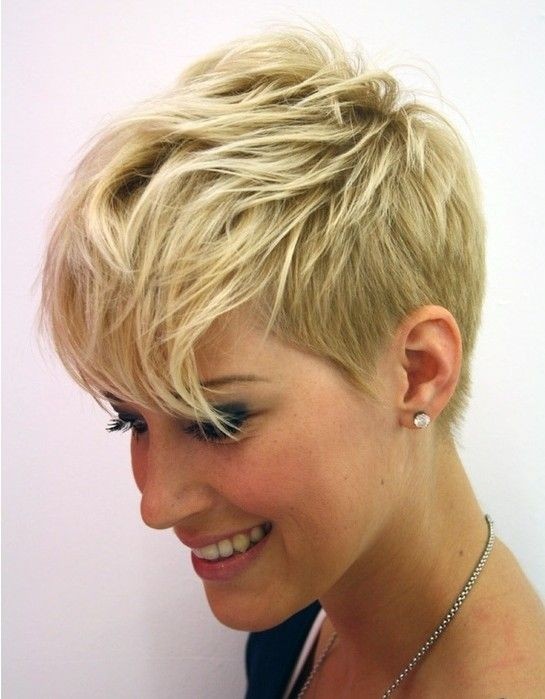 Messy Blonde Pixie