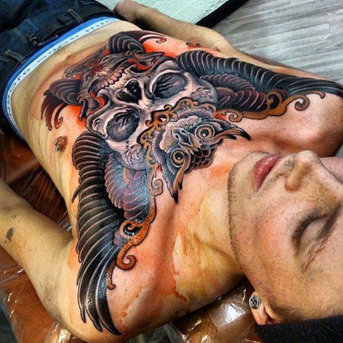 Tattoo Designs Gallery: Chest Tattoos for Men - Pretty Designs