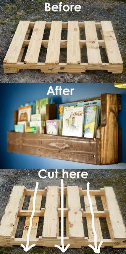 Pallet Bookshelf