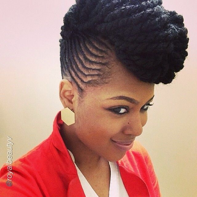 Pretty Black Updo Hairstyle