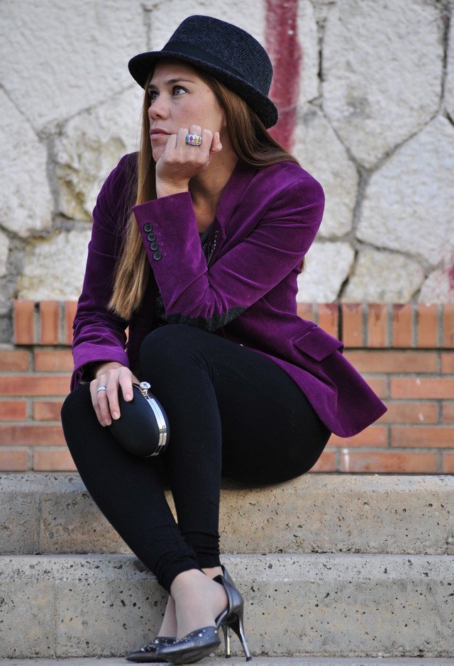 Purple Blazer