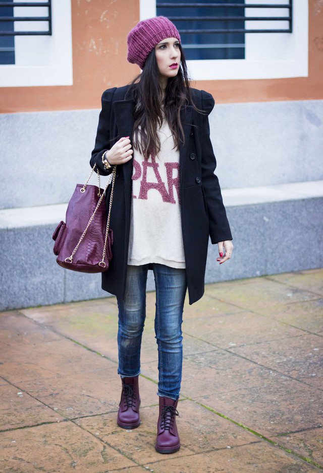 Purple Hat and Bag