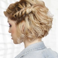 Rope Braided Hairstyle for Medium Hair