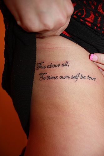 Shakespeare Quote Tattoos