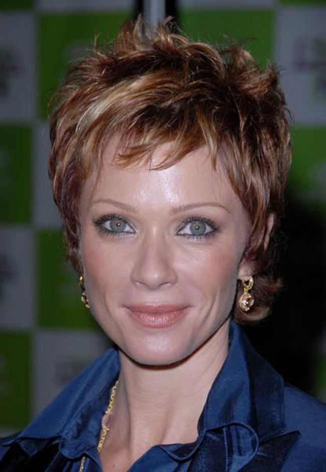 Short Pixie Hairstyle for Women Over 40