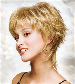 Short Shaggy Hairstyle for Blond Hair