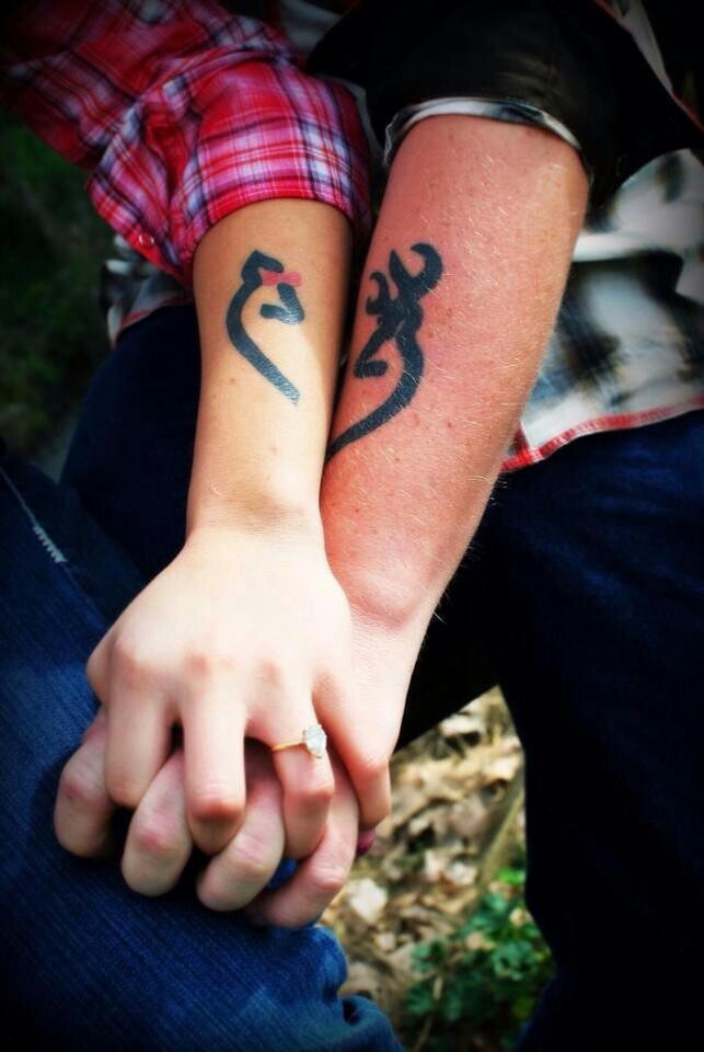 Simple Couple Tattoo