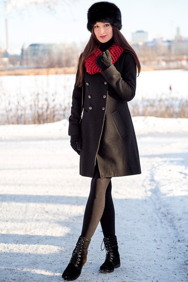 Stunning Fur Hat Outfit