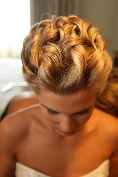 Stunning Twisted Bridesmaid Hairstyle for Long Hair