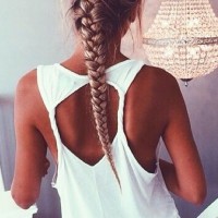 Stylish French Braid Hairstyle