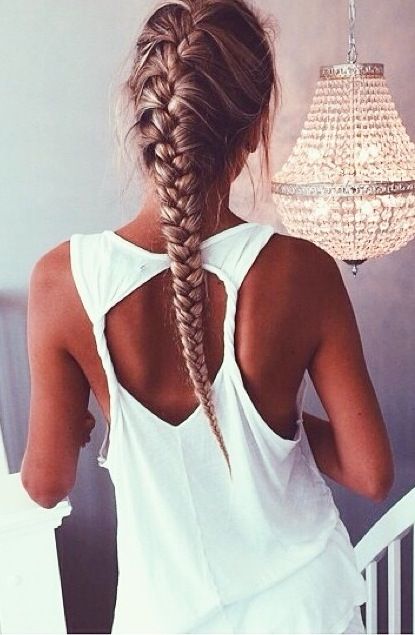 Stylish French Braid Hairstyle