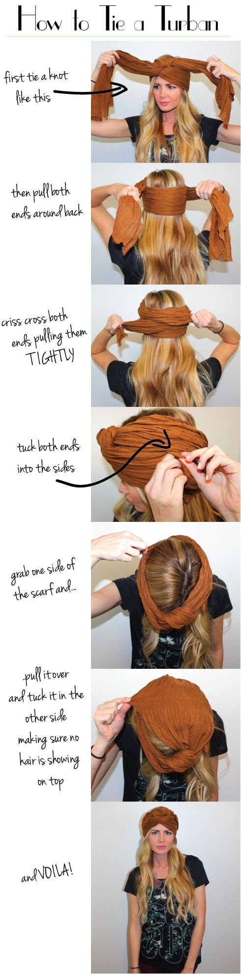 Turban Hairstyle Tutorial