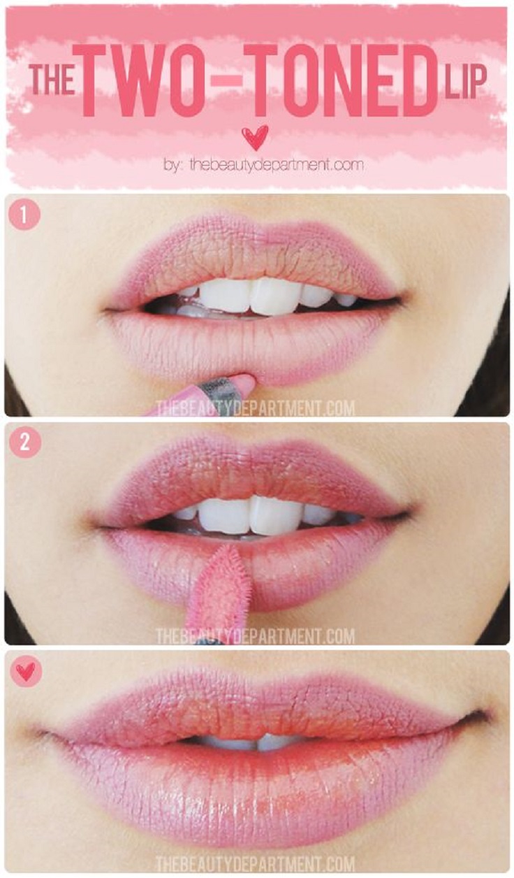 Two Tone Lipstick