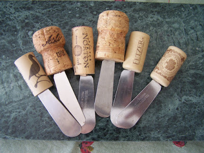 Wine Cork Cheese Spreaders