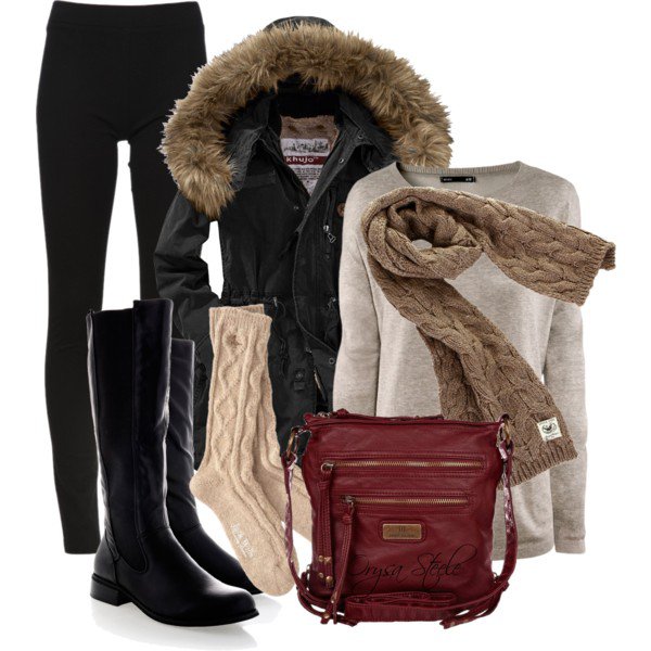 Winter Outfit with Leggings