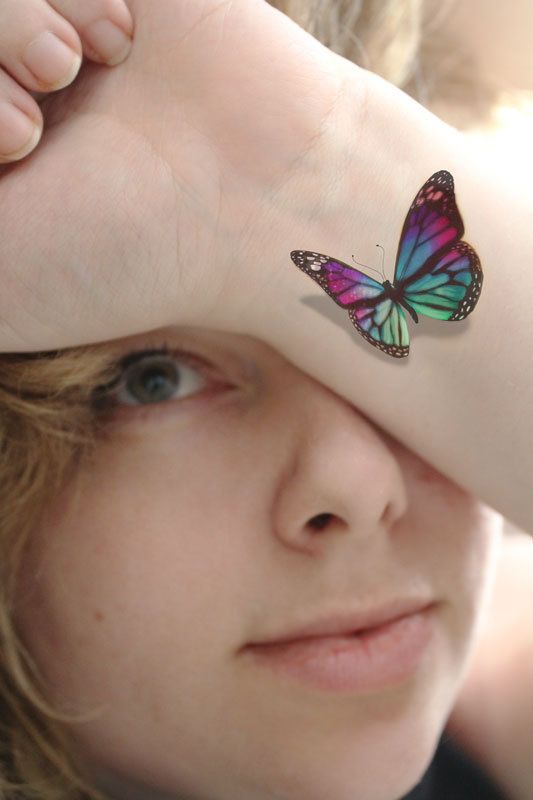 Tattoo 3d Mariposa Kulturaupice