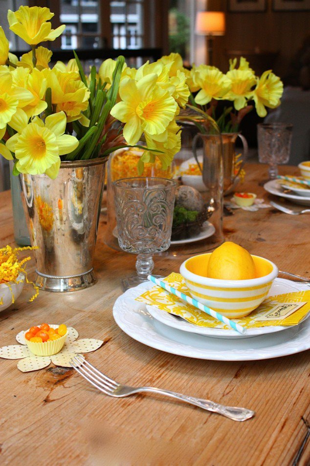 Yellow Flowers for Table Decoration