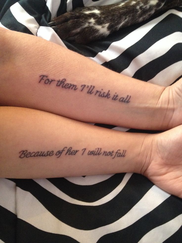 Mother and Daughter Tattoos/pinterest