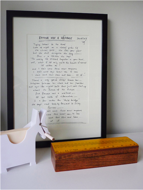 A Framed Family Letter