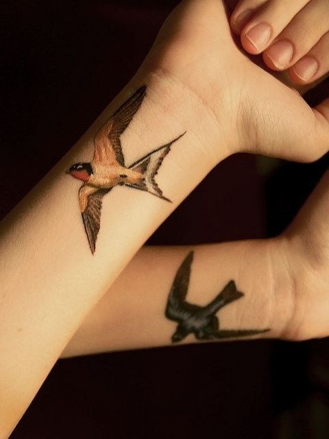 Beautiful Bird Tattoo