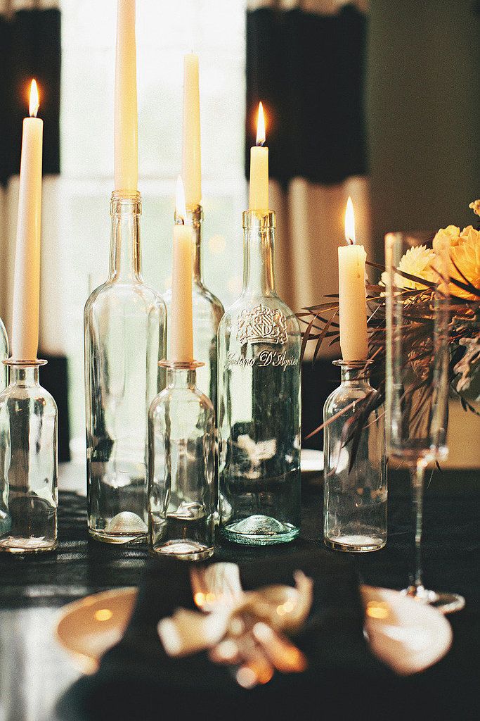 Bottle Candle Holders