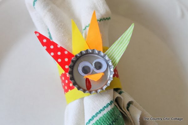 Bottle Cap Napkin Ring