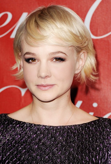 Carey Mulligan Short Hairstyles Soft blonde bob