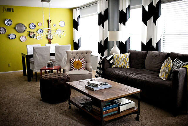 Chevron Curtain