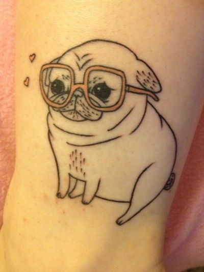 Cute Dog Tattoo