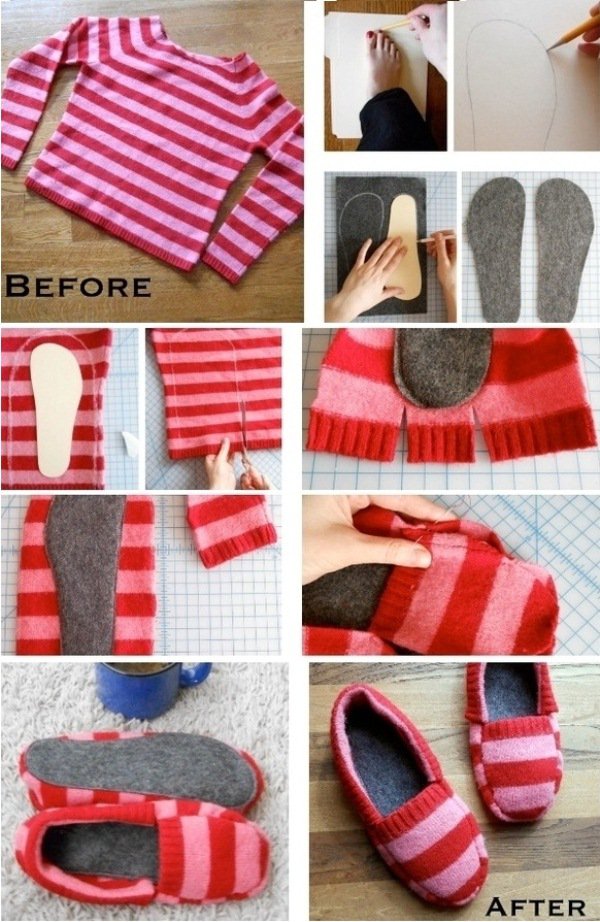 DIY Warm Shoes