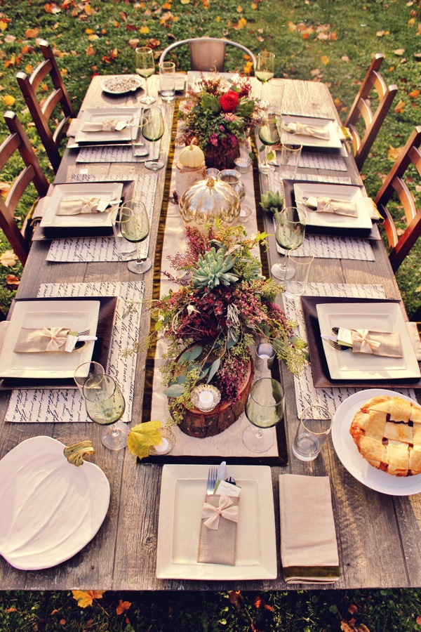 Fall Outdoor Table