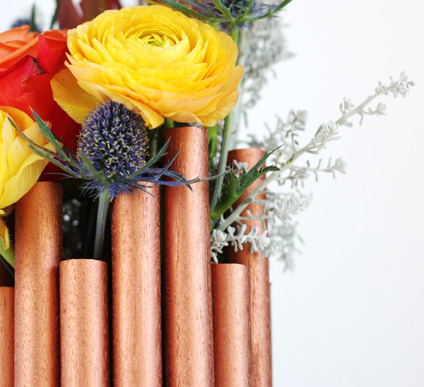 Faux Copper Vase