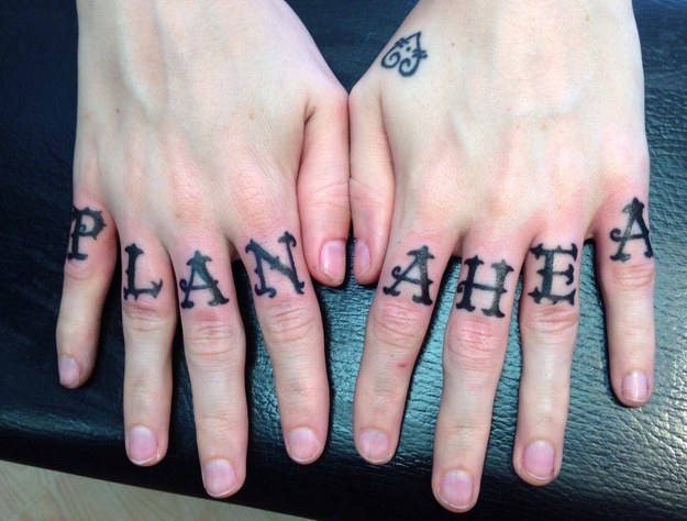 Finger Tattoos