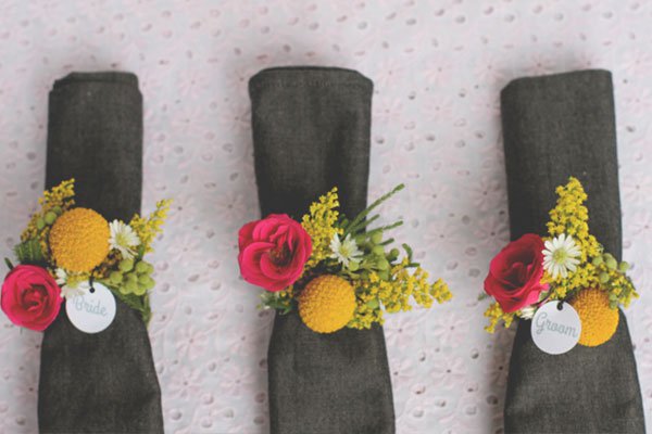 Floral Napkin Rings