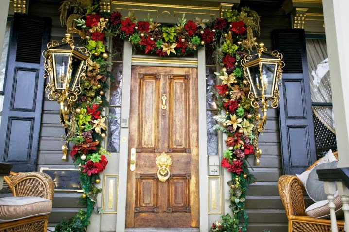 Flower Decorated Front Porch