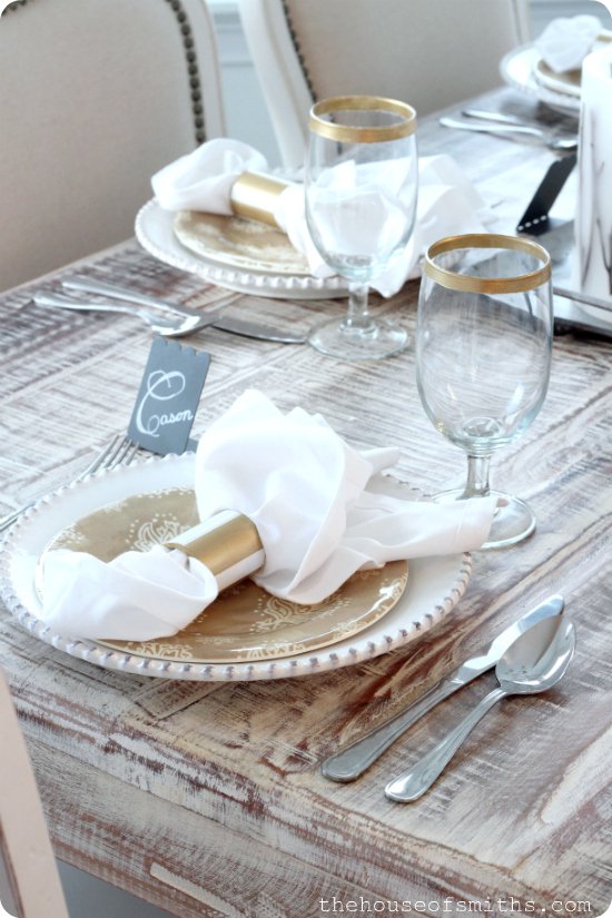 Gold Napkin Rings