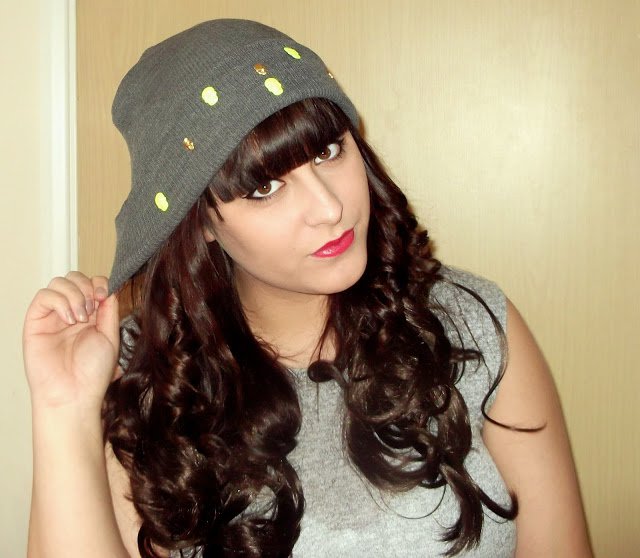 Gold Skull Beanie Hat