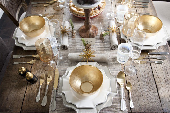 Gold Tableware