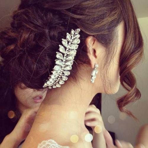 Indian Wedding Hairstyle With Jewelry Idea