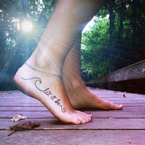 Instep Let It Be Tattoo